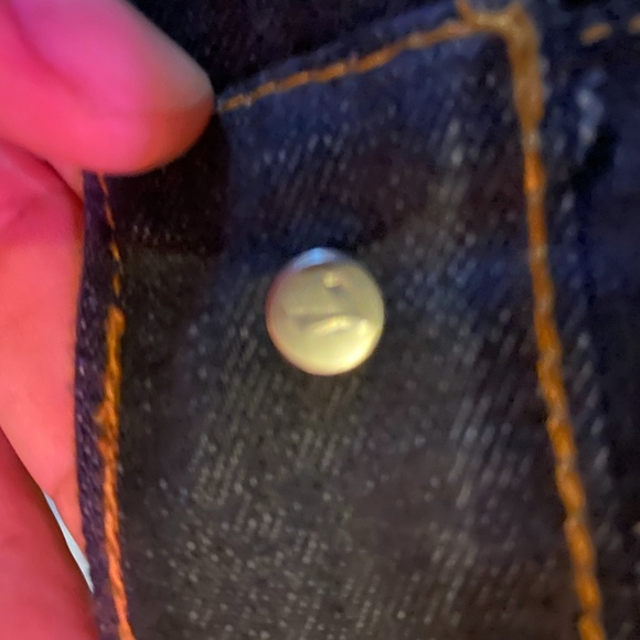 Men's 7 For All Mankind Denim Trucker Jacket- M - Picture 6 of 8